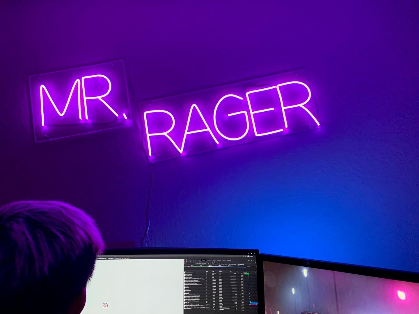 1440x1080 Mr. Rager Light up Sign Neon Sign Custom Neon Sign Last Name Sign Bon Appetit Sign Led Sign Flower Wall With Neon Sign Neon Sign for Room