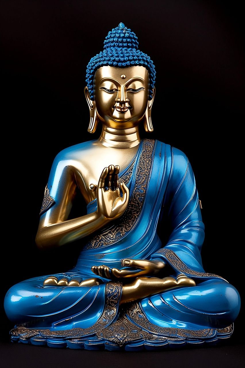 853x1280 Download Ai Generated Buddha Statue. Royalty Free Stock Illustration Image