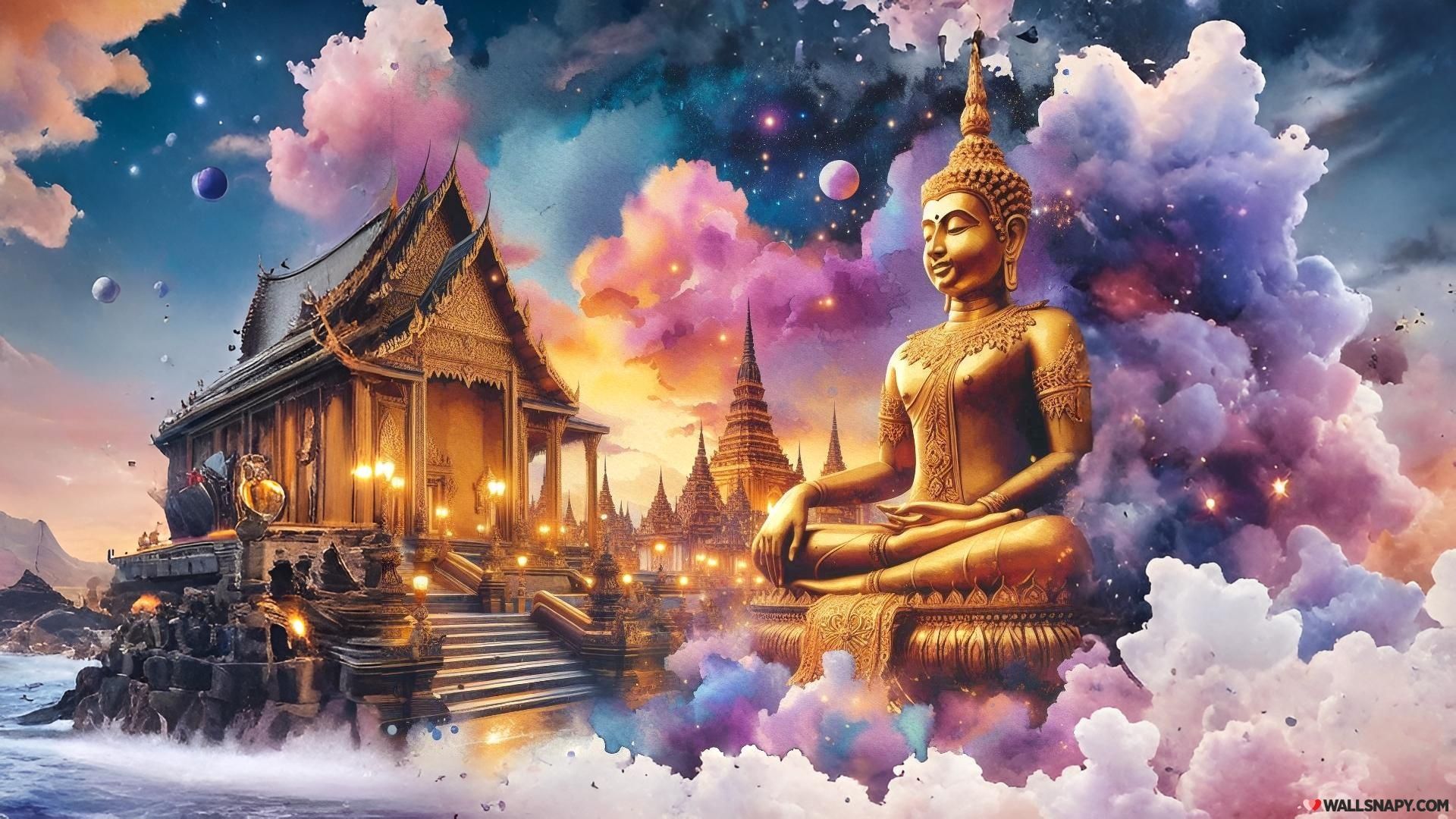 1920x1080 Magical buddha ai wallpaper 4k HD free download