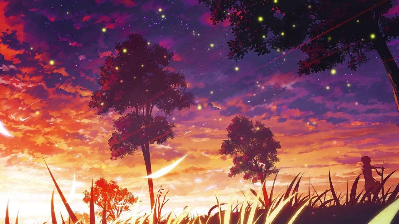1280x720 Lofi Fall Wallpaper
