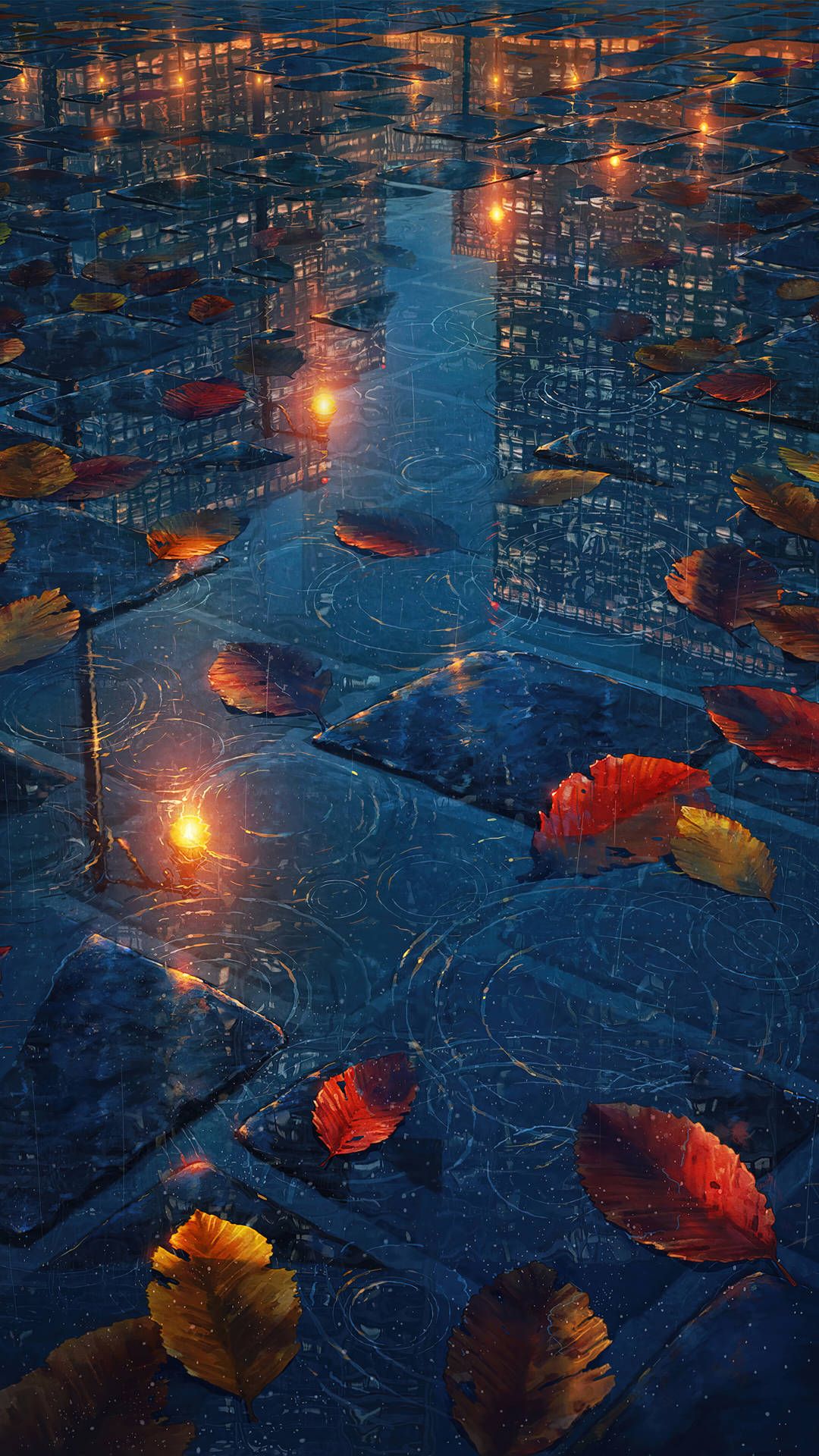 1080x1920 Lofi Autumn Phone Wallpaper