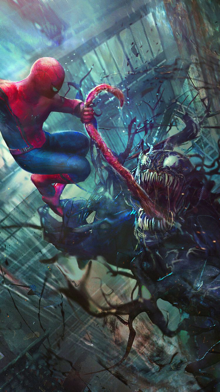 750x1334 Phone wallpaper: Comics, Spider Man, Venom 1169808