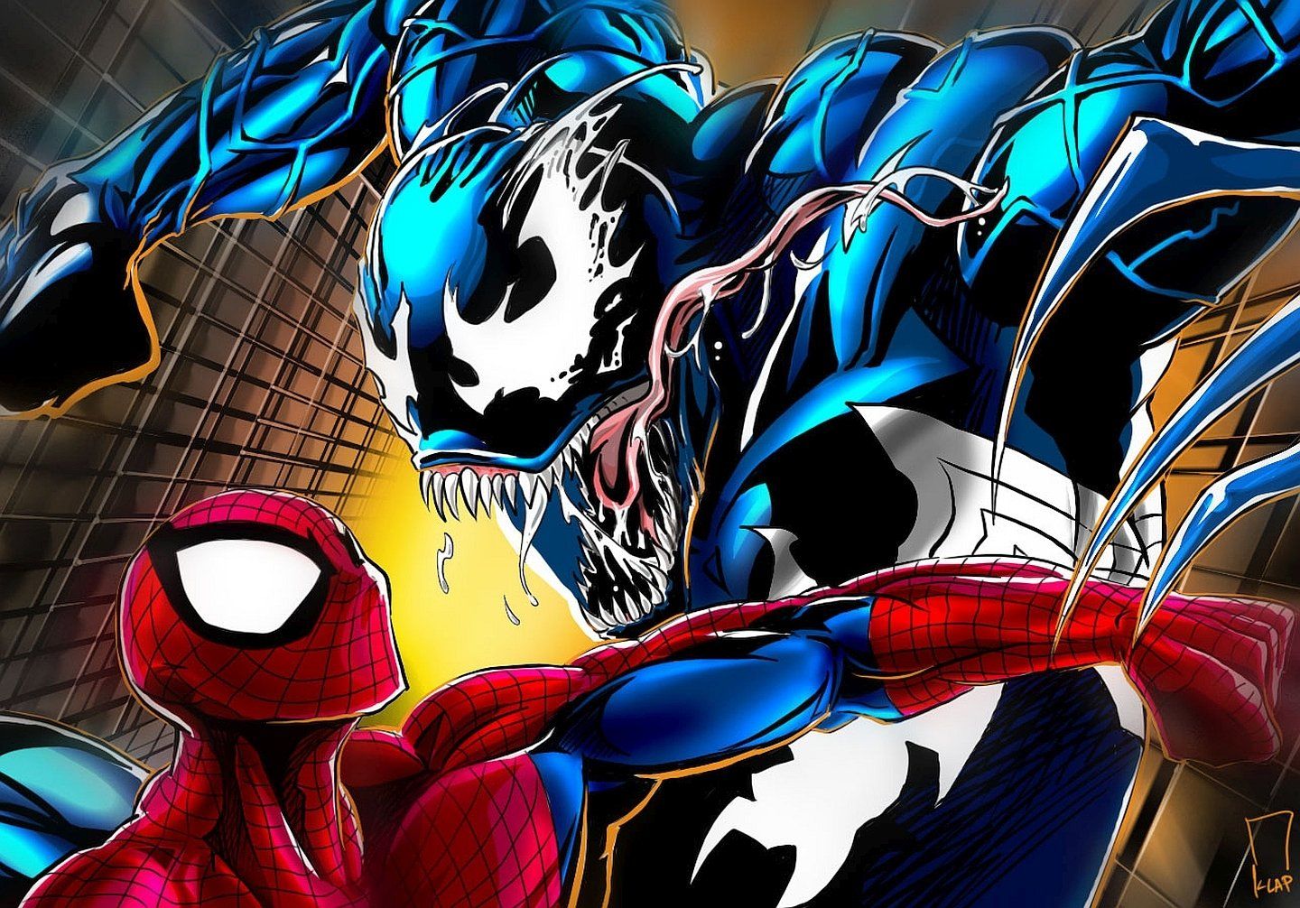 1440x1006 Download Venom Comic Spider Man Wallpaperx1006