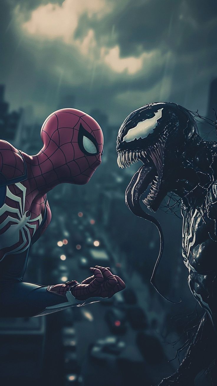 736x1308 SPIDER MAN VS VENOM