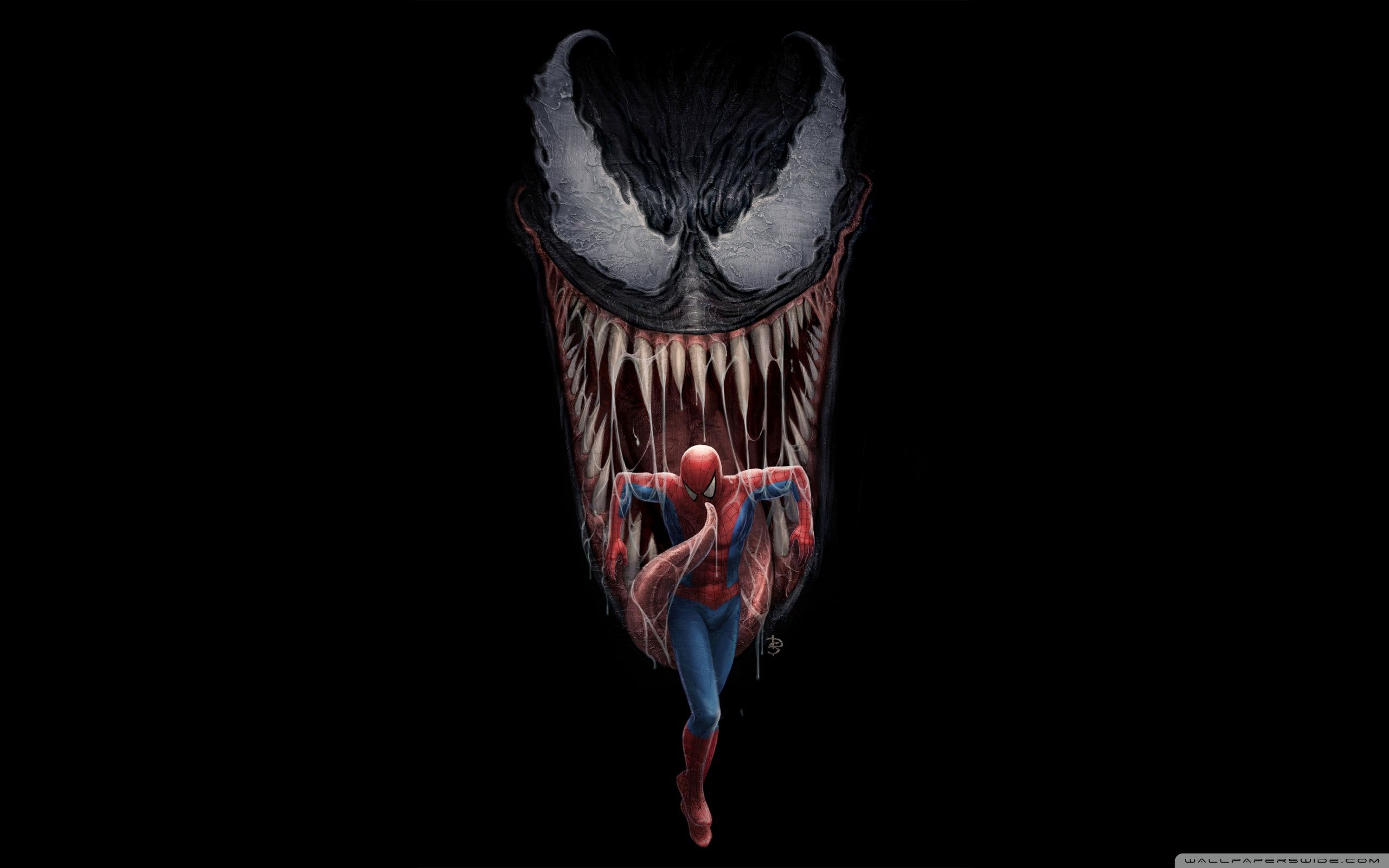 2560x1600 Venom Spider Man Movie Artwork Comics 4K UHD Wallpaper For UltraHD Desktop And TV : Widescreen And UltraWide Display : Smartphone And Tablet Devices