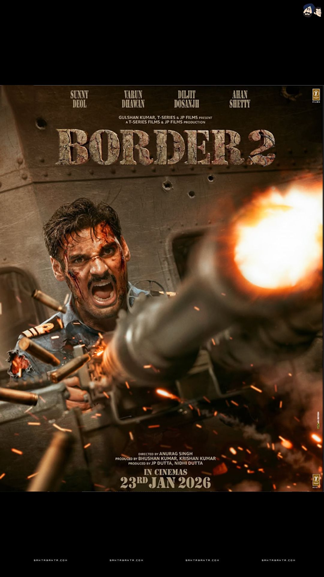 1080x1920 SantaBanta Bollywood Movies Border 2 Wallpaper