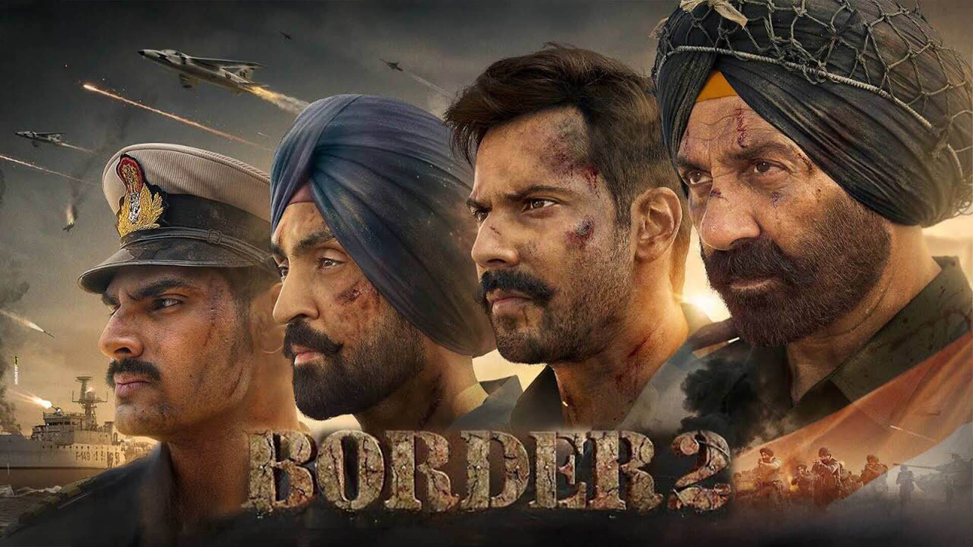 1920x1080 BORDER 2 (Teaser): Sunny Deol, Varun D, Diljit, Ahan. Anurag S. JP Dutta, Bhushan K Jan 2026