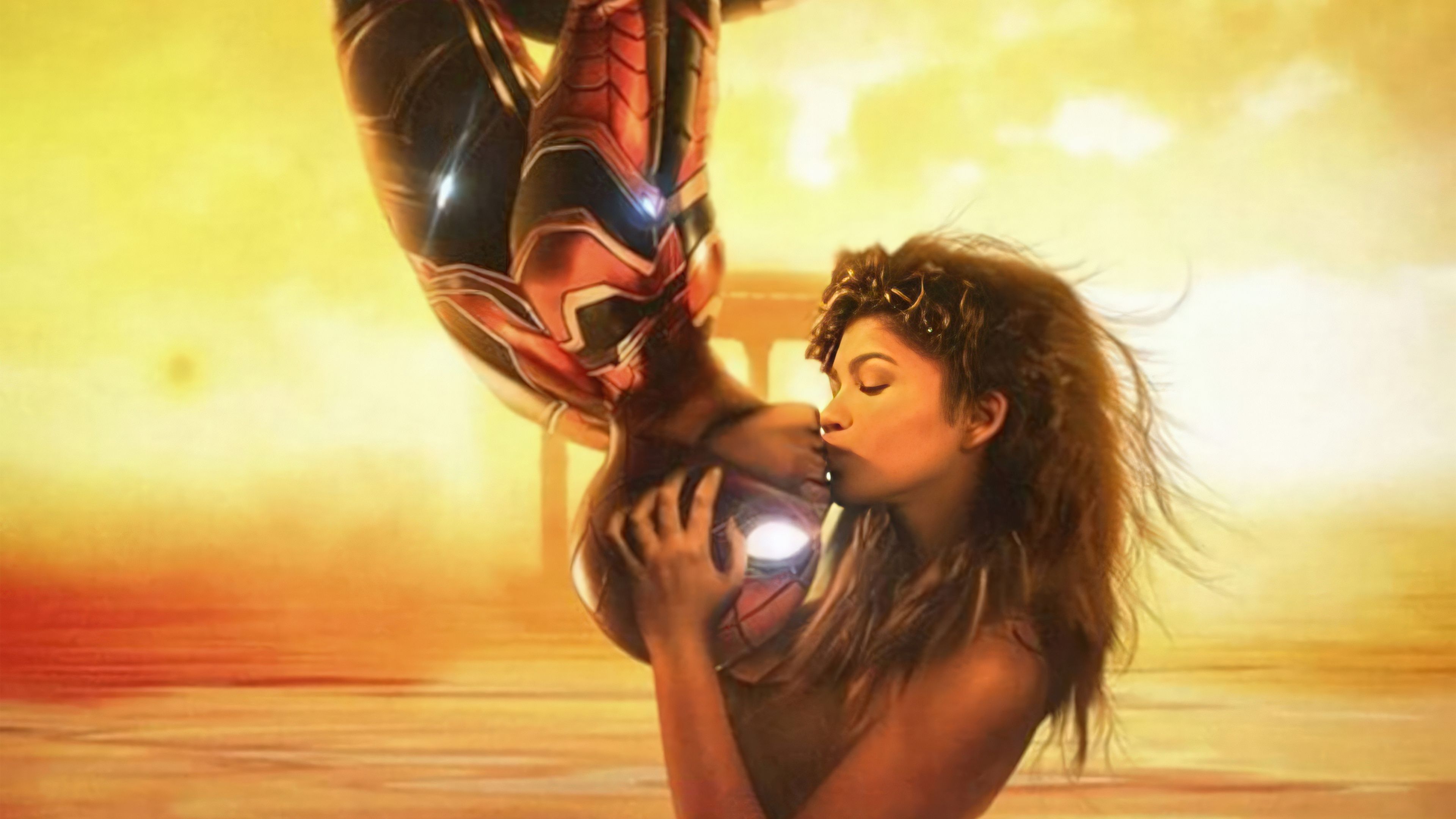 3840x2160 Zendaya And Tom Holland Romantic Wallpaper, HD Superheroes Wallpaper, 4k Wallpaper, Image, Background, Photos and Picture