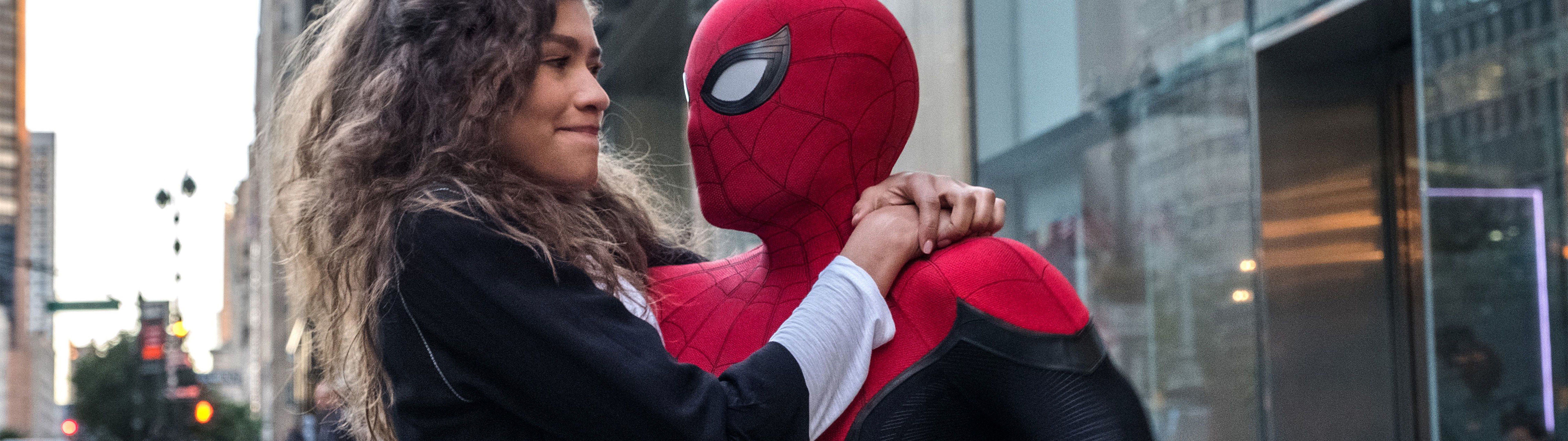 7680x2160 Zendaya Spider Man Wallpaper