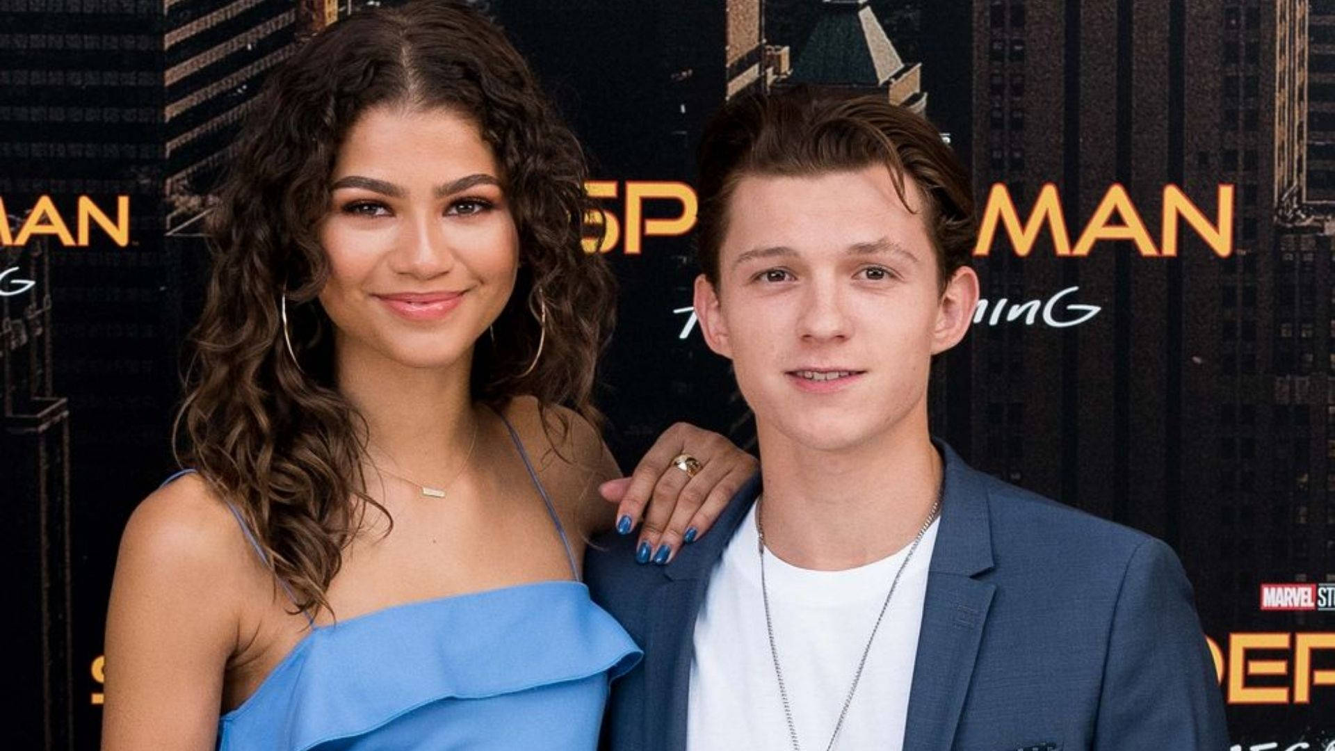 1920x1080 Download Zendaya And Tom Holland Wallpaper