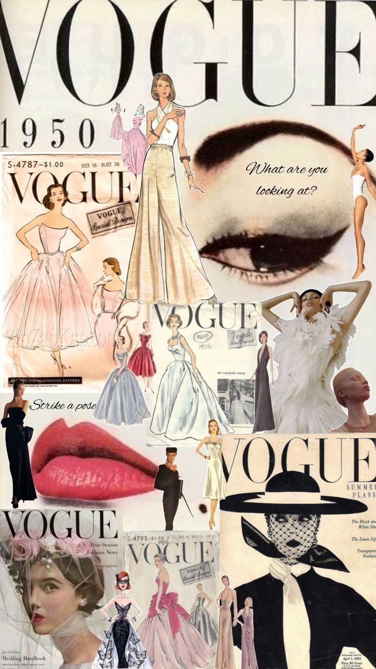 736x1308 Fashion design vogue. Fashion design aesthetic wallpaper, Fashion magazine, Vintage vogue