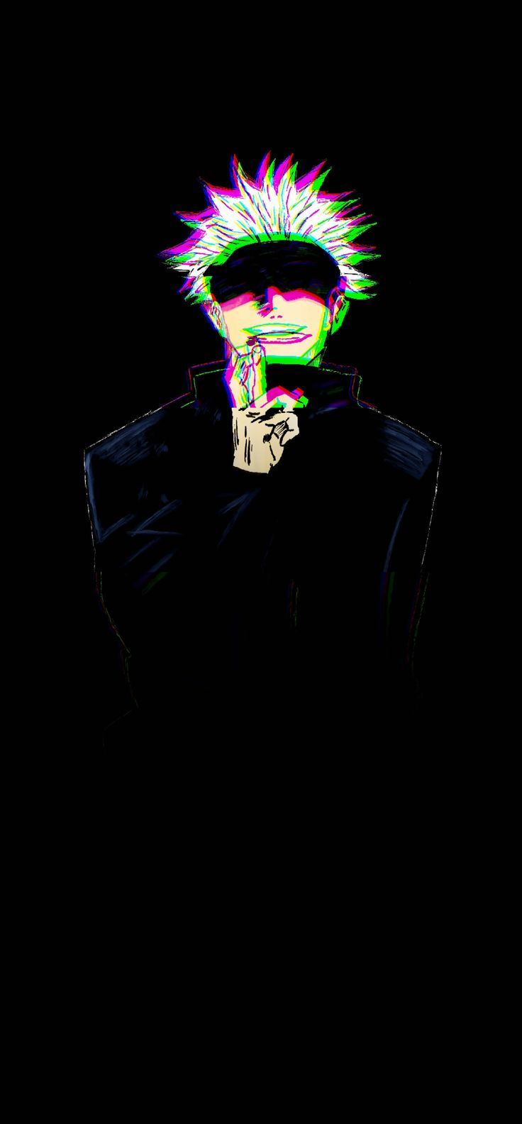 736x1584 An AMOLED wallpaper I made. Jujutsu kaisen 1080p wallpaper, Jujutsu kaisen 4k wallpaper, Cool anime