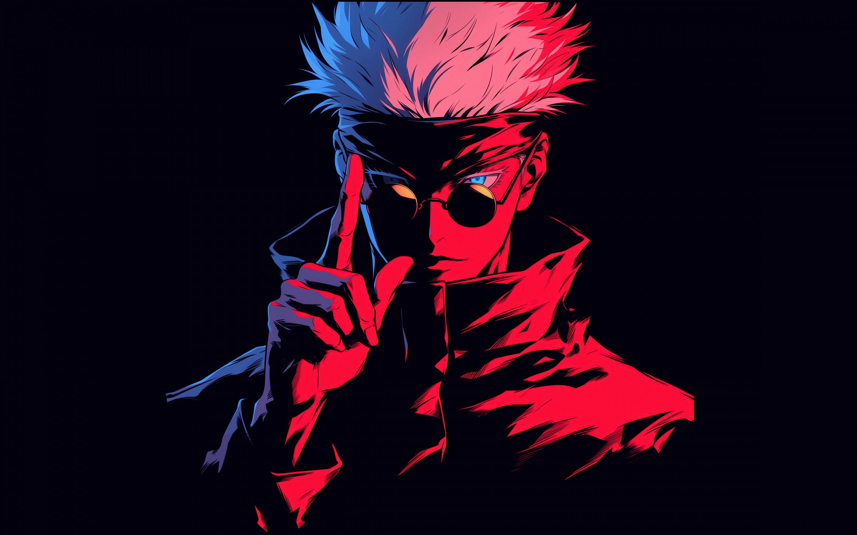 2880x1800 Satoru Gojo Wallpaper 4K, JJK, AMOLED, 5K, Black background