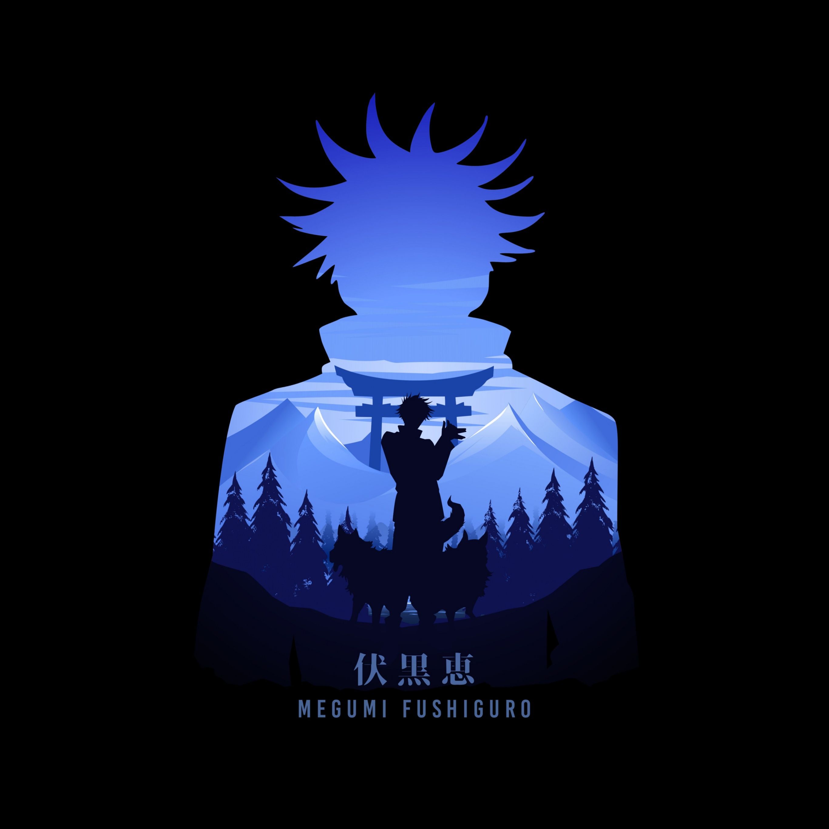 2732x2732 Jujutsu Kaisen Amoled Wallpaper