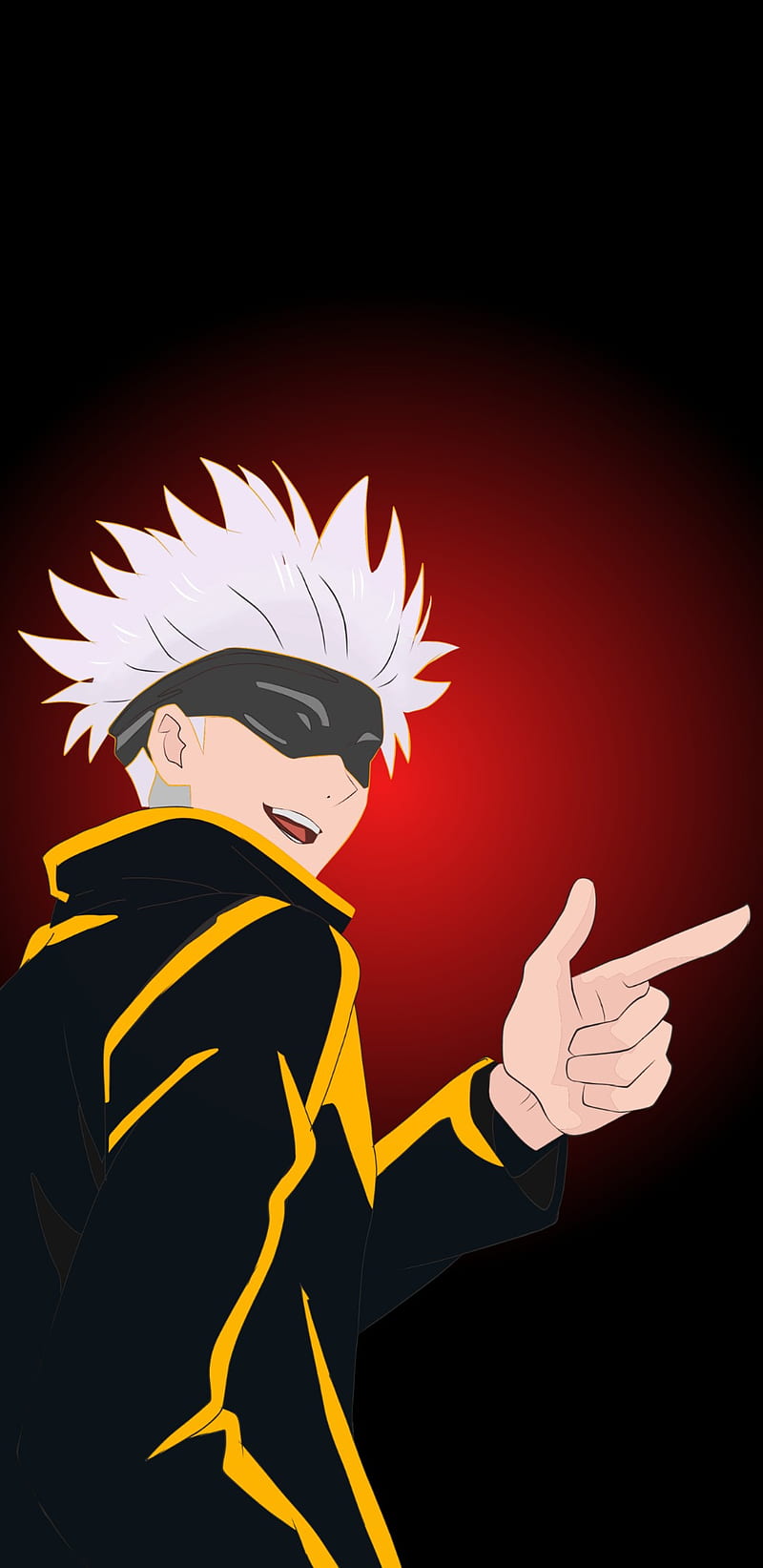 800x1643 Gojo, amoled, anime, boy, full, itadori, jujutsukaisen, kaisen, HD phone wallpaper