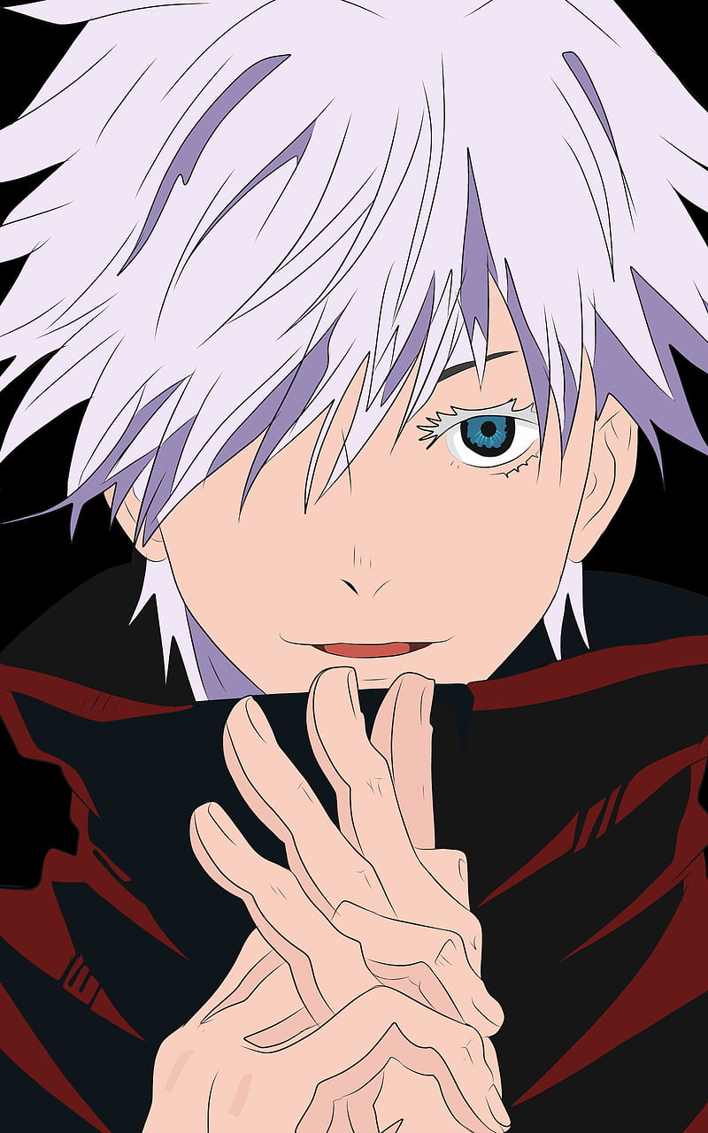 800x1280 Gojou, amoled, anime, gojo, jujutsu kaisen, jujutsukaisen, senpai, HD phone wallpaper