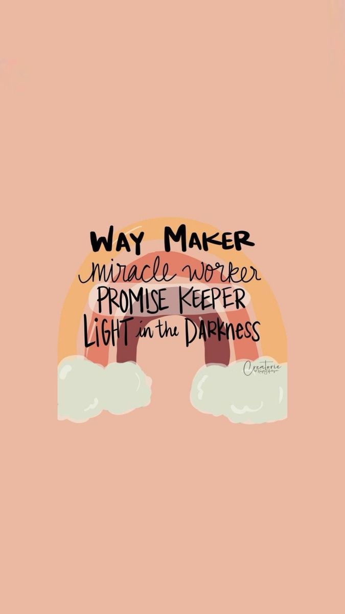675x1200 Way Maker Miracle Worker Promise Keeper. Cute bible verses, Wallpaper bible, Bible verse background