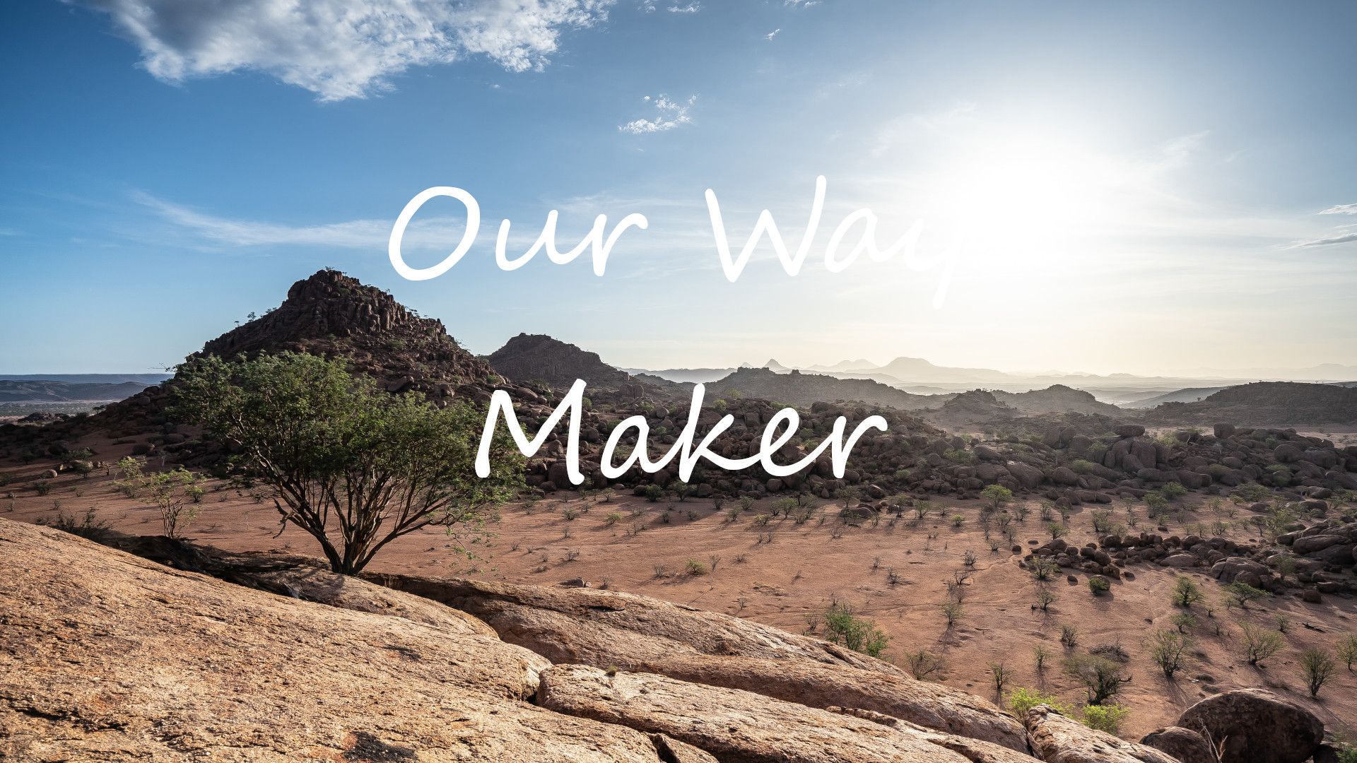 1920x1080 Sermon Is Our Way Maker. Rev. Leo H. McCrary II