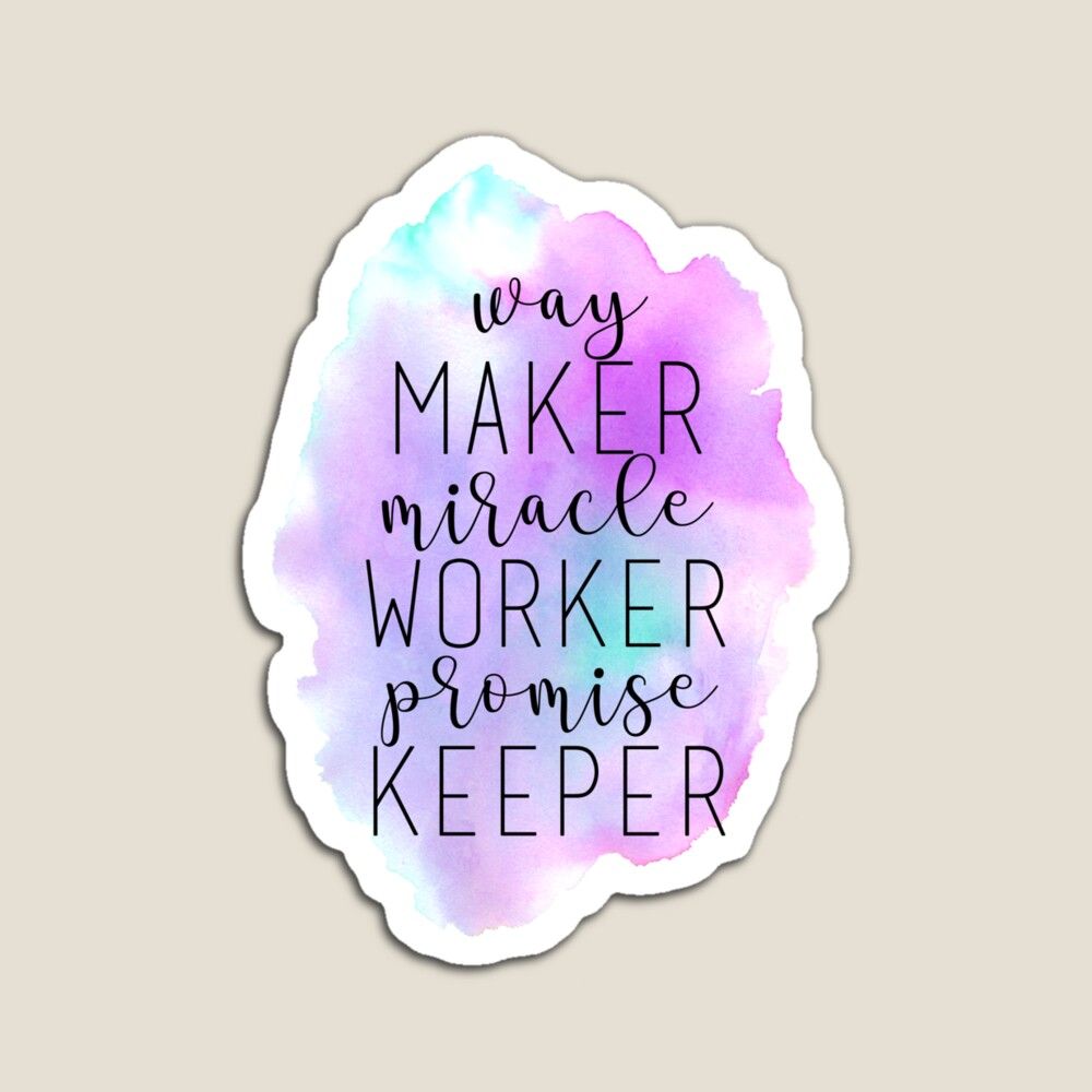 1000x1000 Way Maker Art Board Print