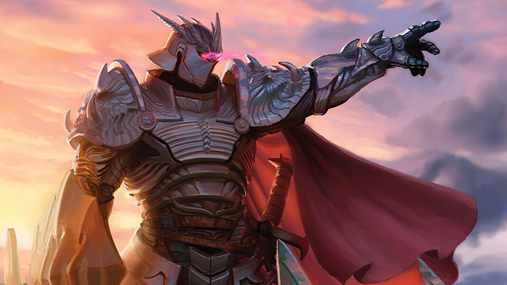 1920x1080 Epic Fantasy Knight: The Armored Warrior's Dawn