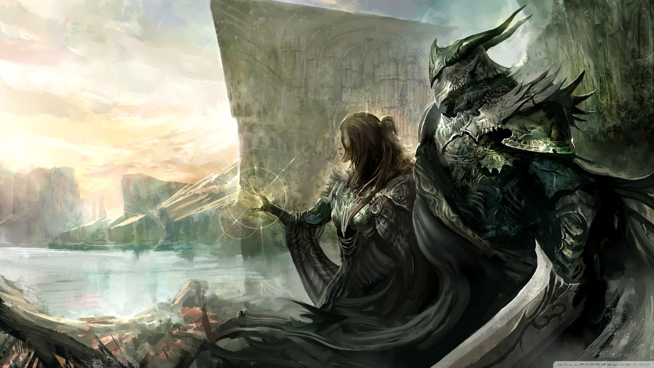 2560x1440 Armored Warriors 4K UHD Wallpaper for UltraHD Desktop and TV : Smartphone and Tablet Devices