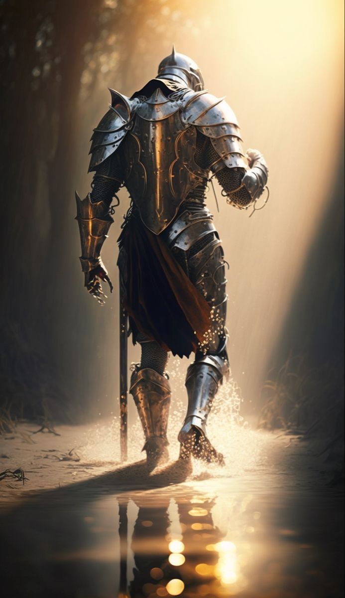 693x1200 Knight back view. Armor of god wallpaper, Warrior of god wallpaper, Silver warrior