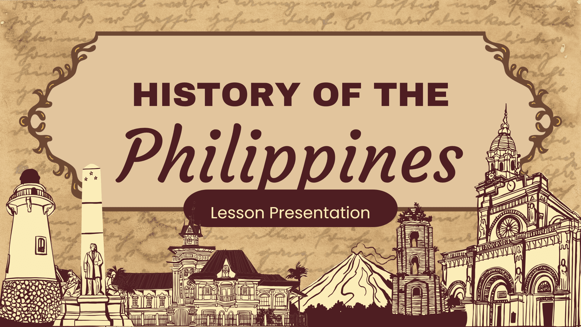 1920x1080 History of the Philippines Presentation (Powerpoint, GoogleSlides)