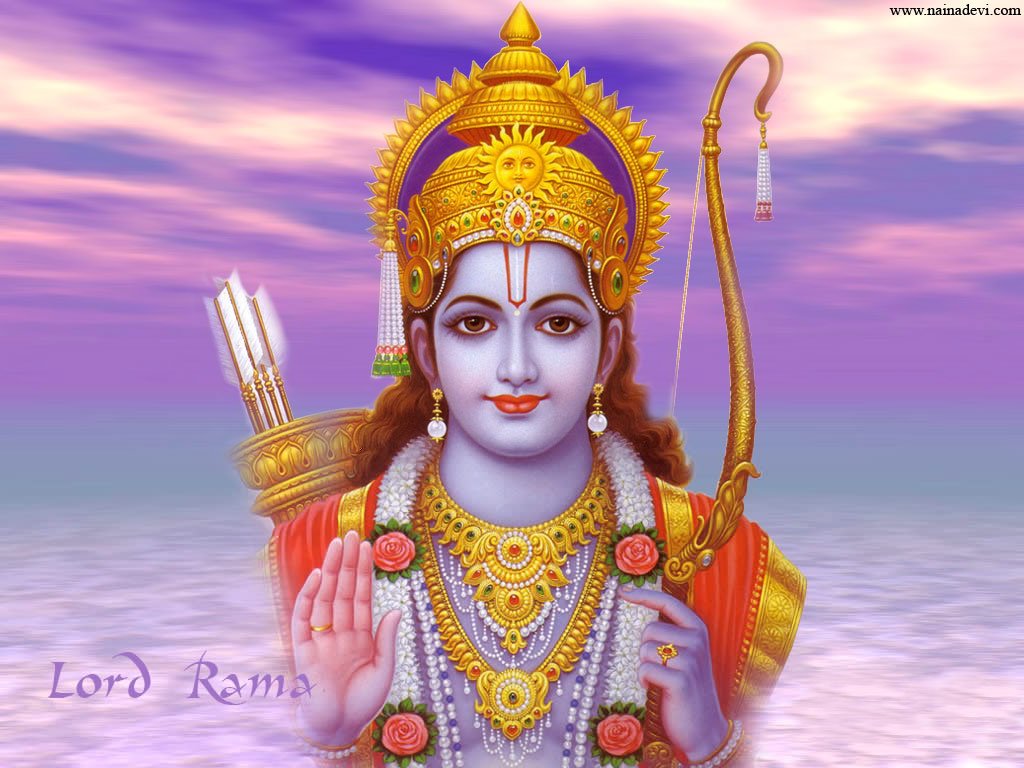 1024x768 Jai Sri Ram Hindu God HD Beautiful Wallpaper