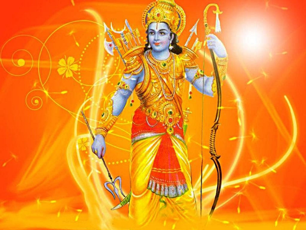 1024x768 Bhagwan Ji Help me: Lord Rama HD Wallpaper
