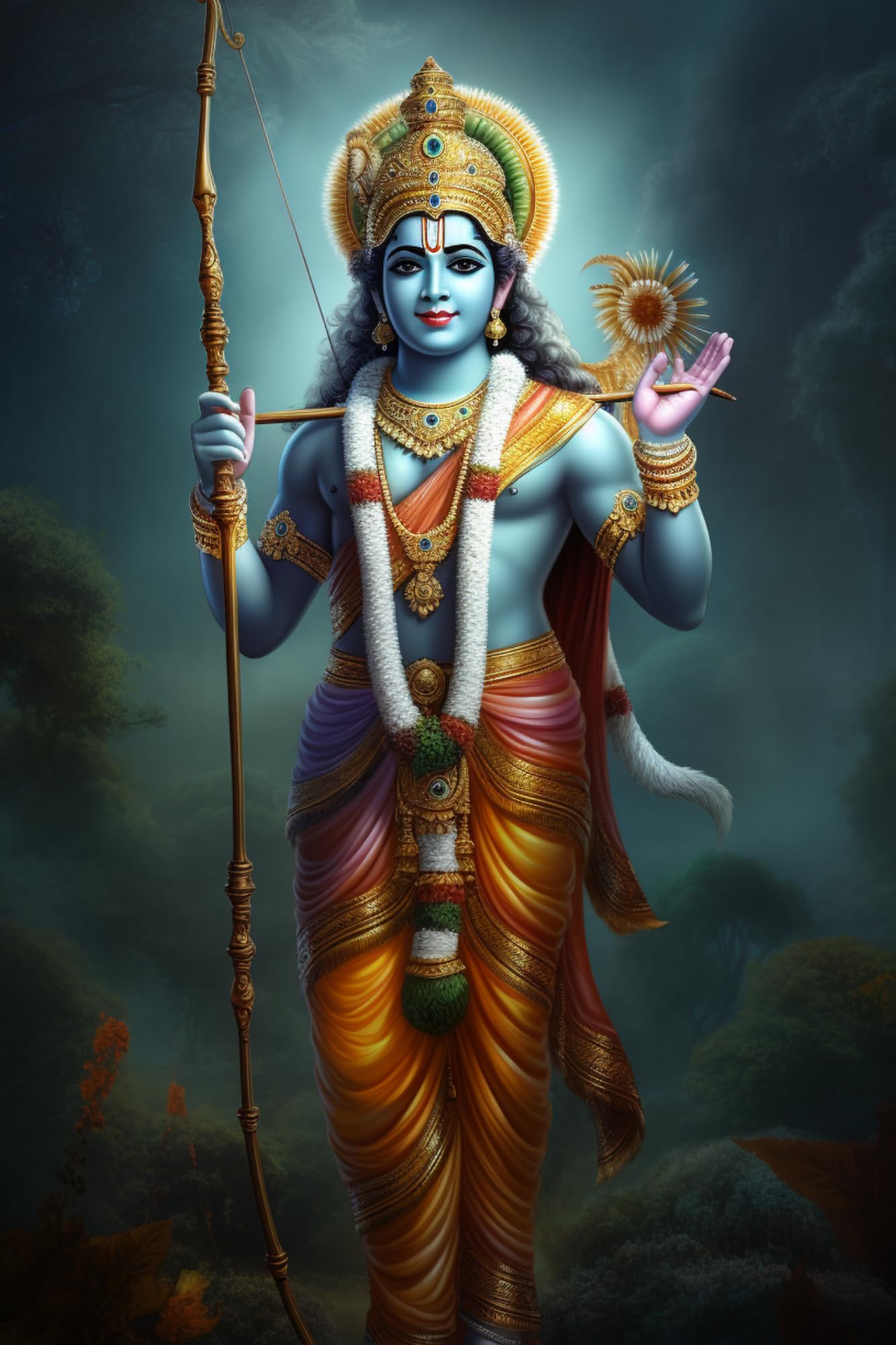 1333x2000 Shree Ram Posters Ram Mandir Ayodhya, Sita Ram, Ram Chandra, Ram Lalla, Ram Darbar, Ramayan, Ram Parivar, Ram Bhakt, Hindu God HD wall Poster. Aesthetic Poster. Wall Decor (18X12 inch). Ram ji Single 131 : Amazon.in: Home