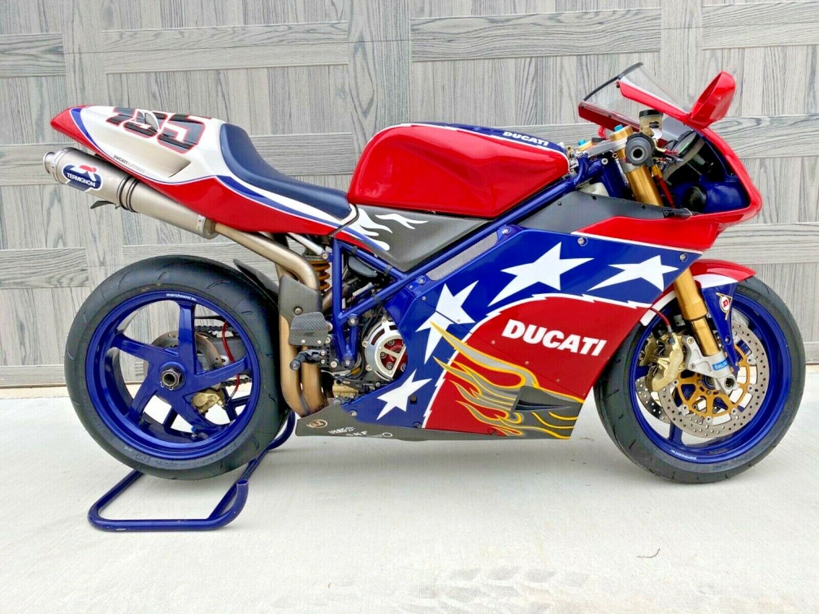 1600x1200 Star Spangled Duc: 2002 Ducati 998S Ben Bostrom Edition