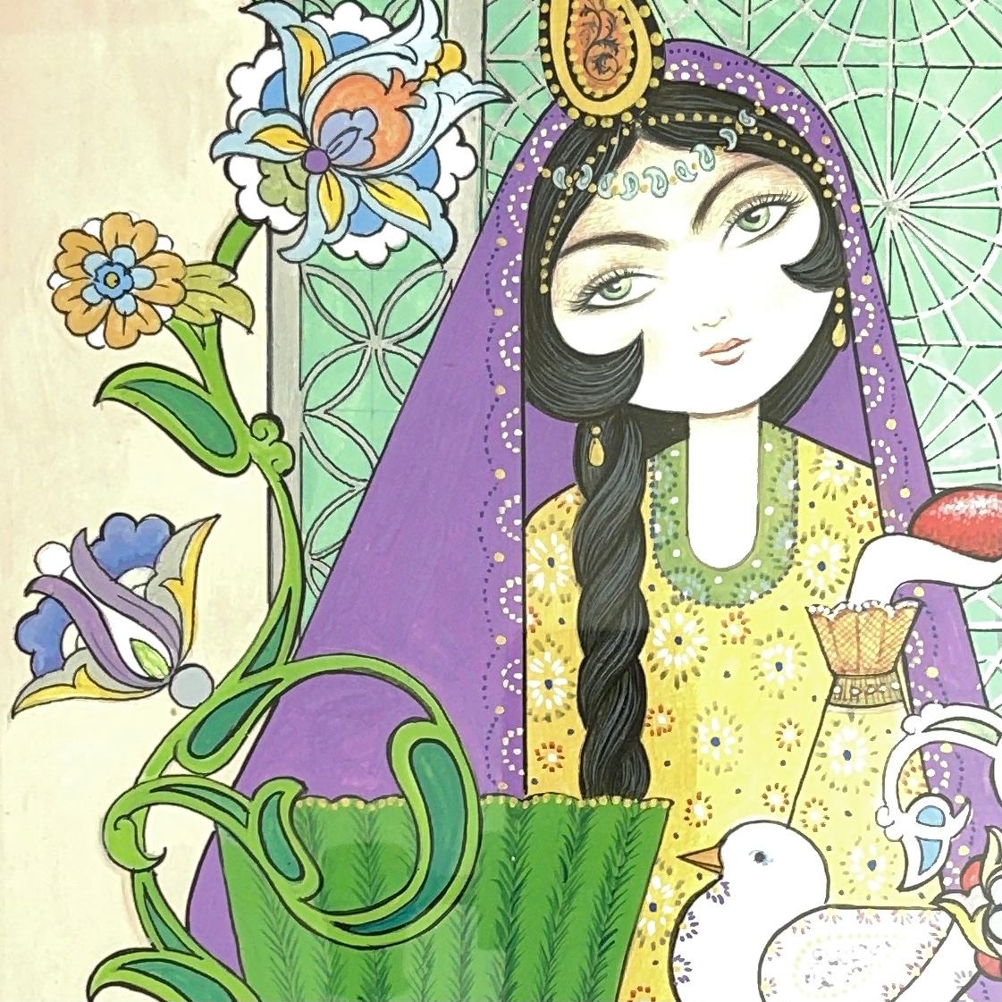 1121x1121 Modern Persian Miniature Art
