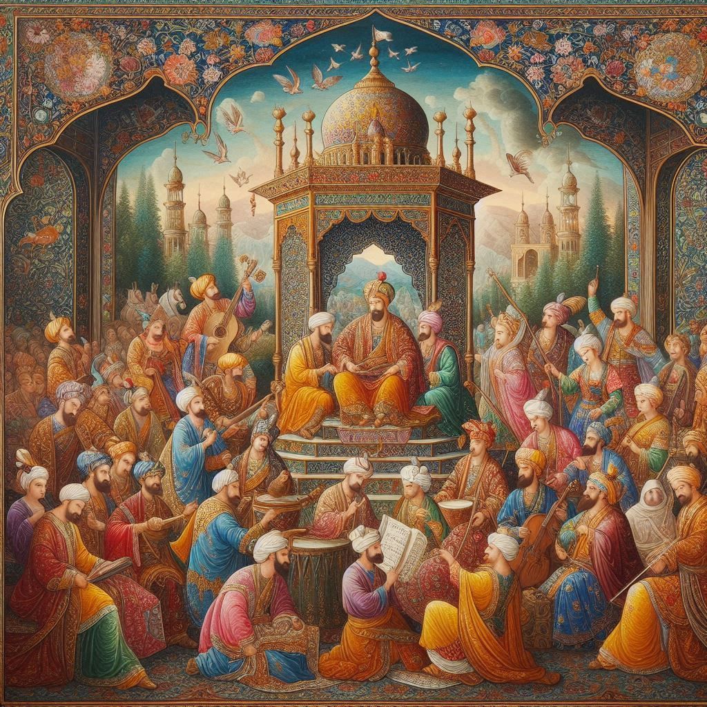 1024x1024 The Art of Persian Miniature Iran's Rich Cultural Heritage.com. Handmade Gifts, Dubai Souvenirs & Middle Eastern Home Decor