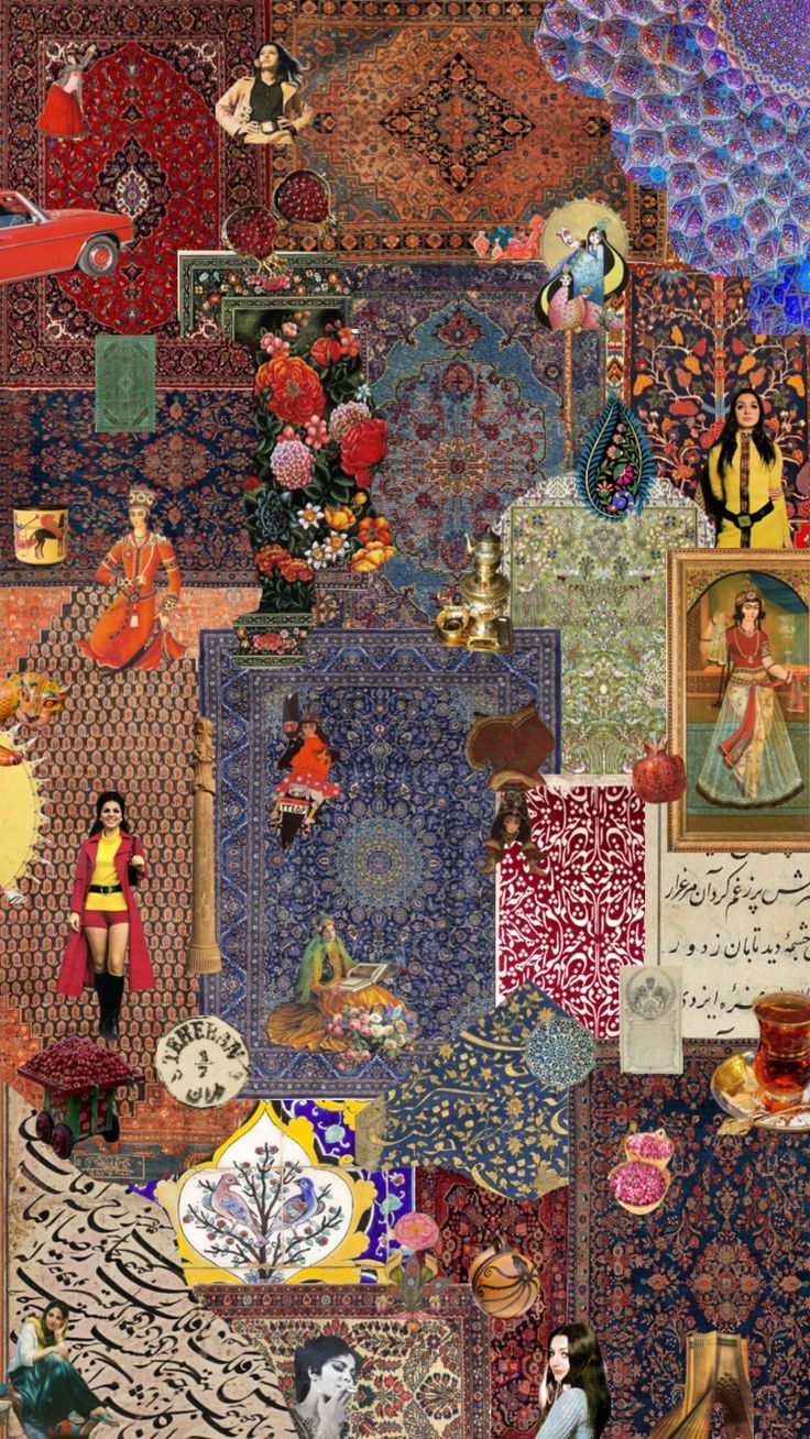 736x1308 Persian Art Wallpaper