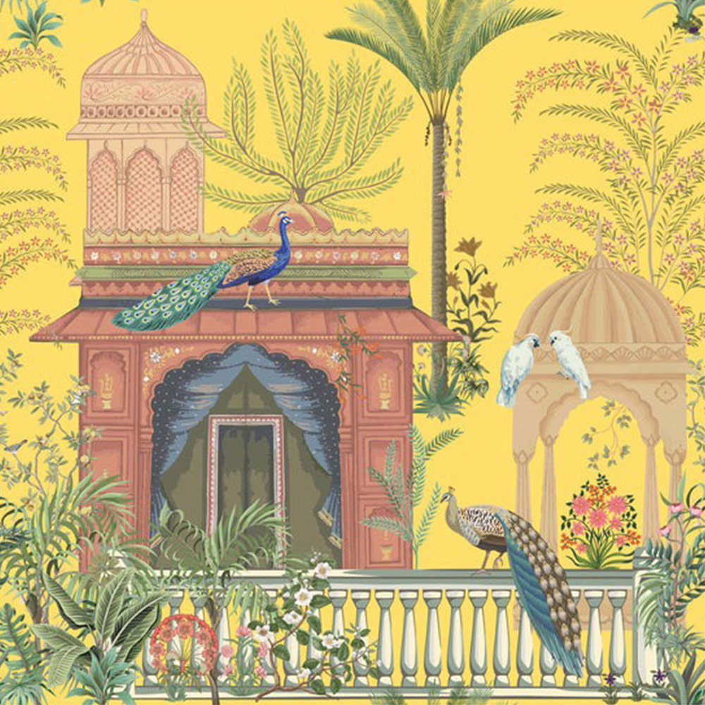1000x1000 Bobbi Beck Eco Persian Yellow Wallpaper