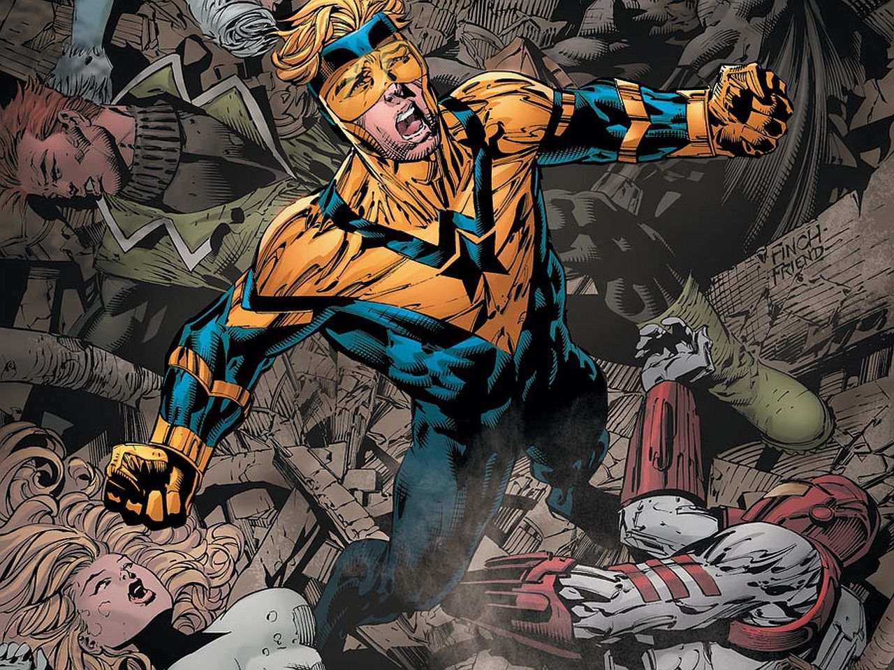 1280x960 Phone wallpaper: Comics, Justice League, Booster Gold, Dc Comics, Green Lantern, Guy Gardner 1461702