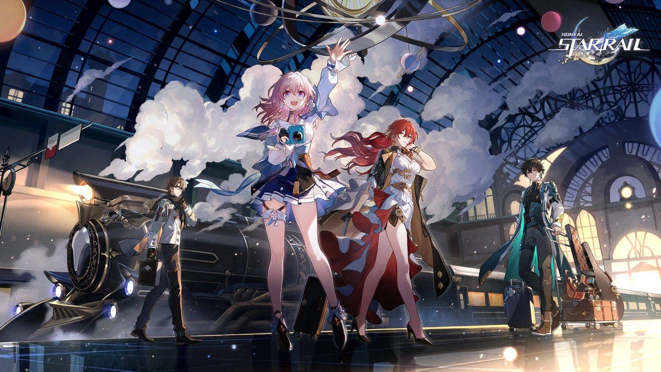 1316x740 Download Honkai Impact Astral Express Wallpaper