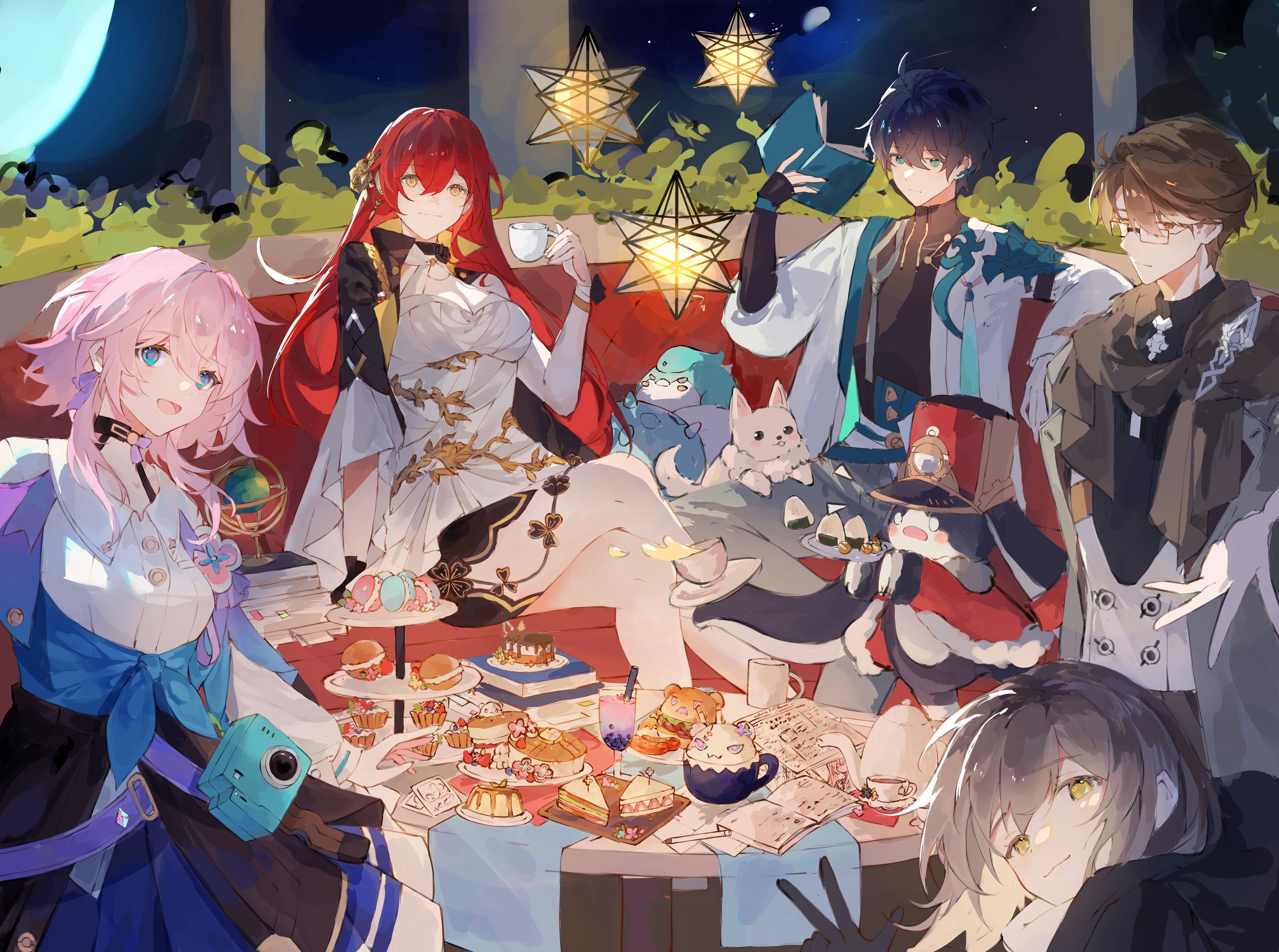 3643x2712 Astral Express Family Photo :D Honkai: Star Rail