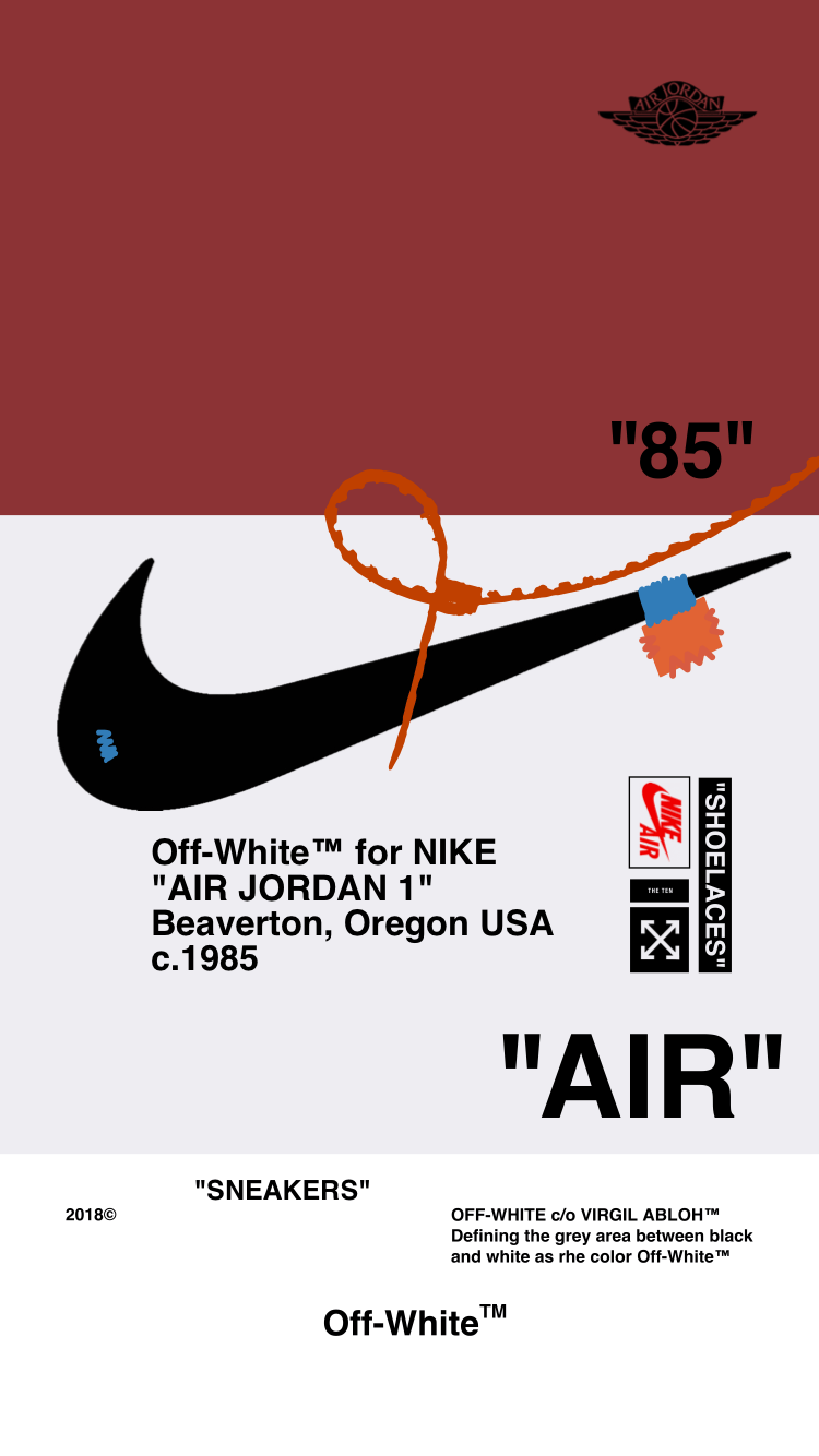 750x1334 Off White 1 iPhone Wallpaper