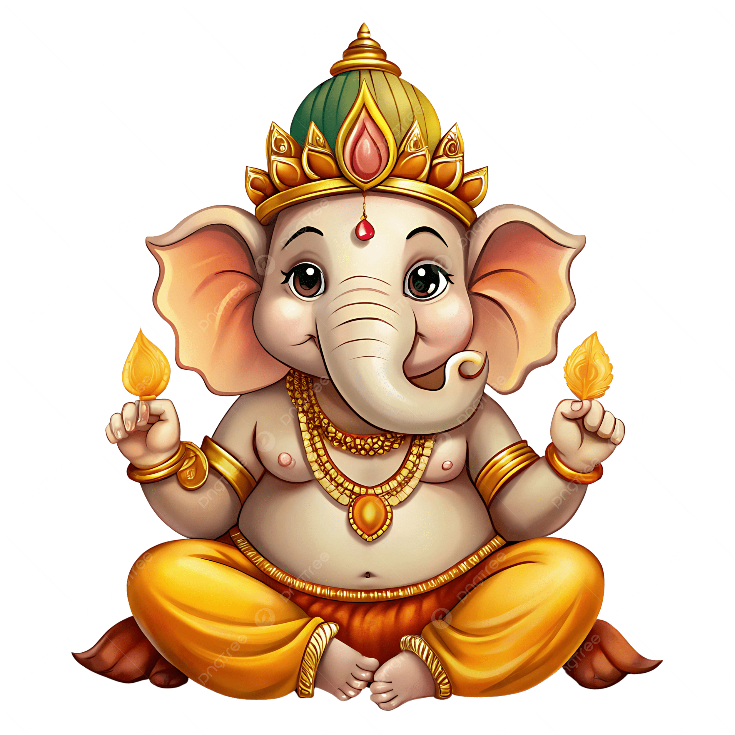 2500x2500 Cartoon Cute Ganesha In Hindu God Clipart, Cute Clipart, Cartoon Clipart, God Clipart PNG Transparent Image and Clipart for Free Download