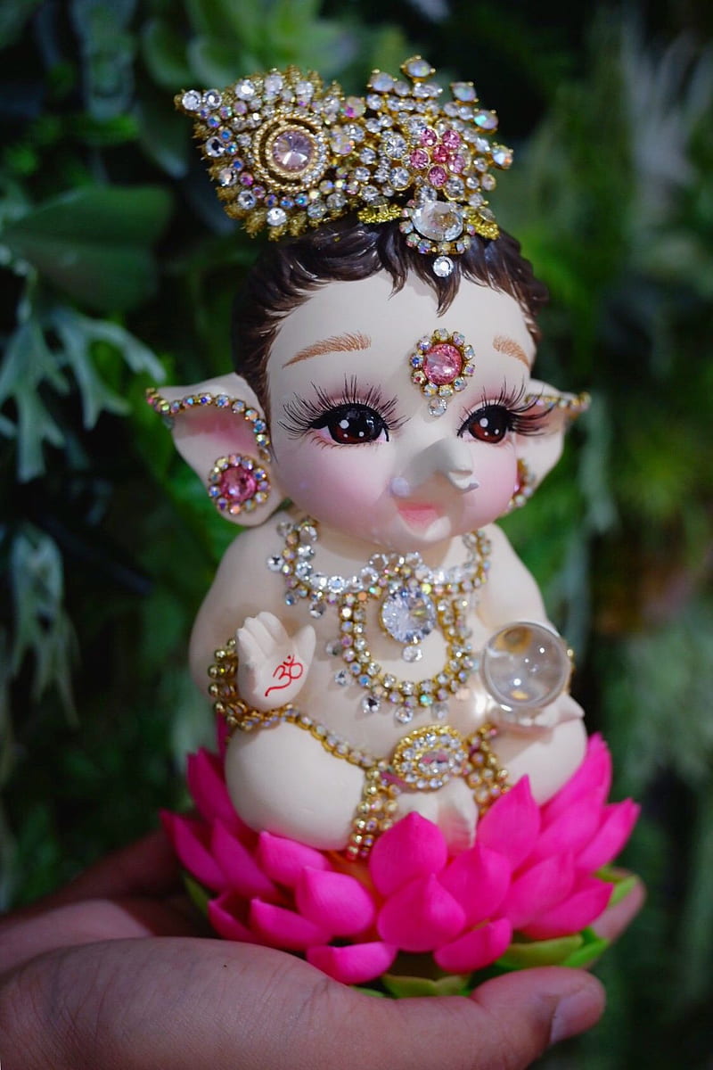800x1200 HD cute ganesh wallpaper