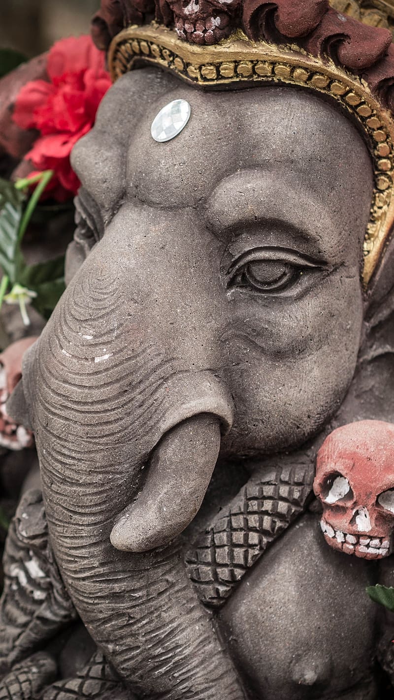 800x1422 Cute Ganesha, Rock, HD phone wallpaper