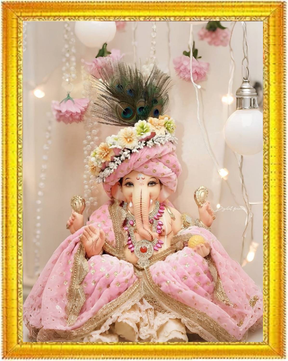 1196x1500 URBANPUJAN Ganesh Ji Photo Frame