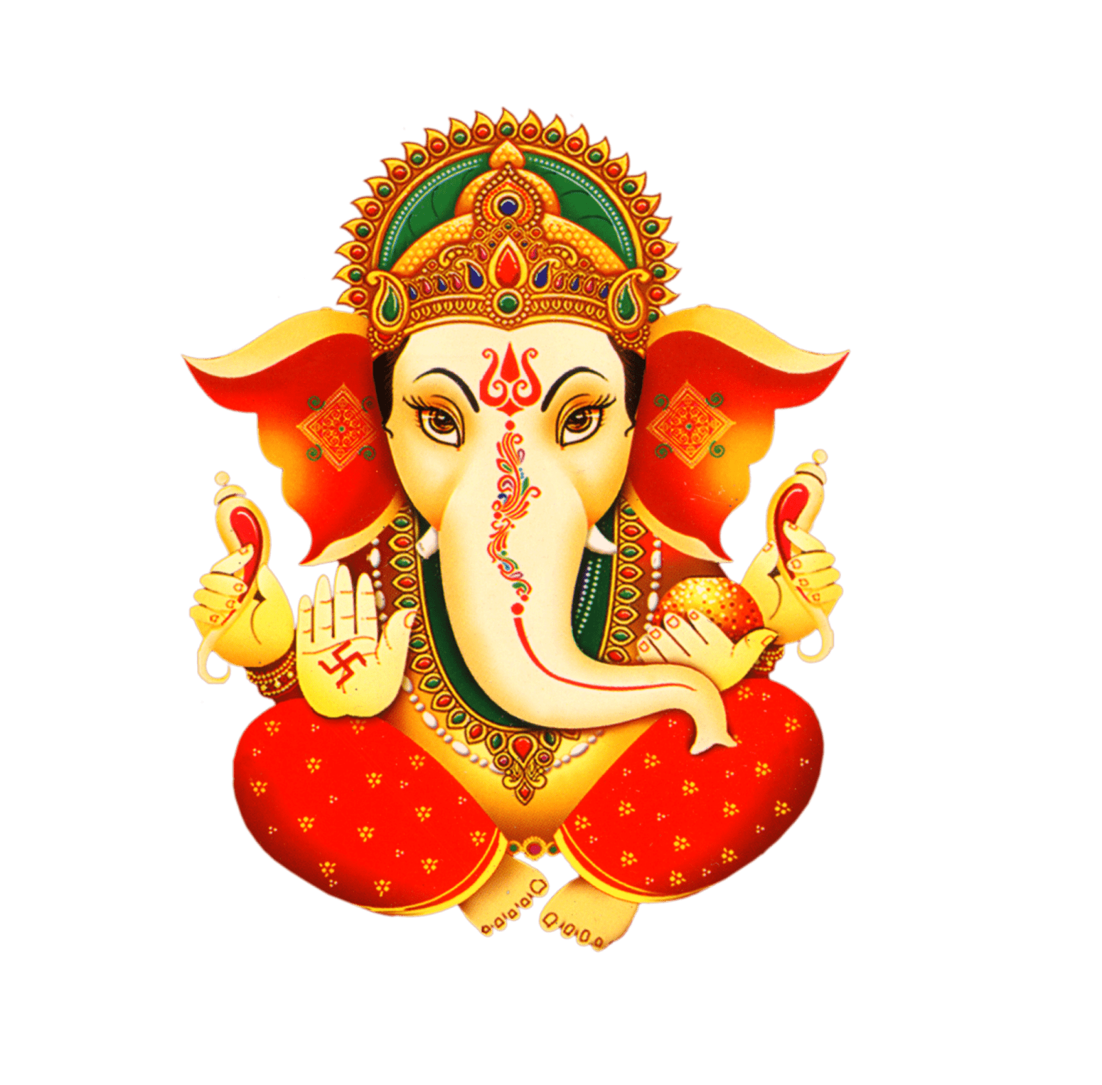 1600x1575 Lord Ganesha Photo Free Download PNG HD Transparent HQ PNG Download