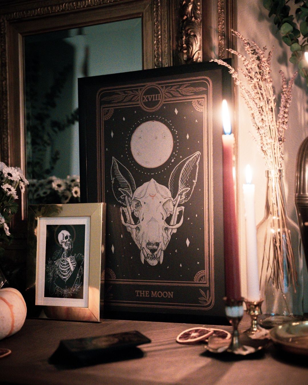 1080x1350 Print, Tarot MOON