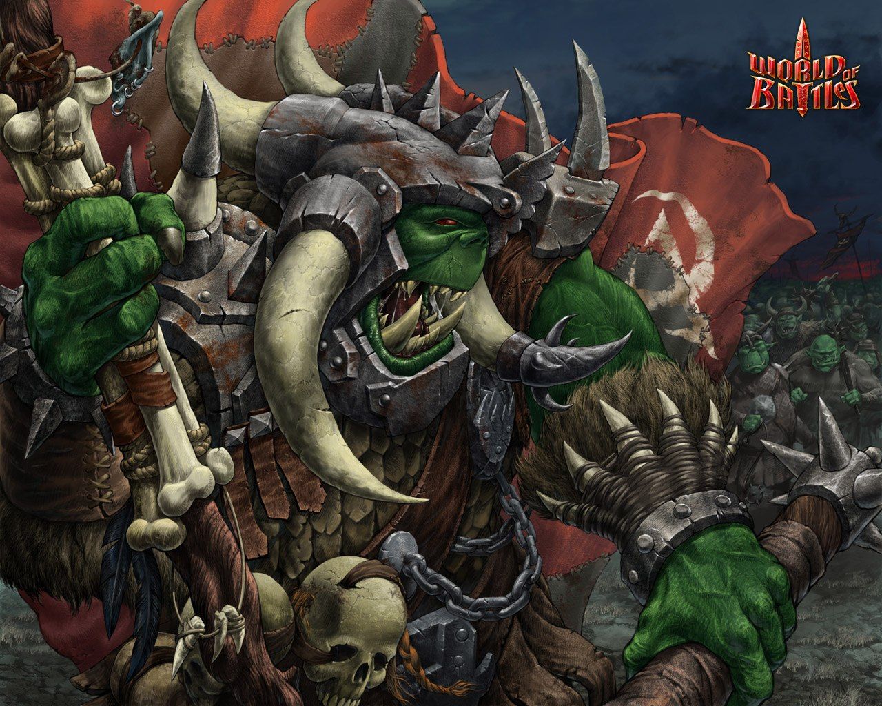 1280x1024 battle brothers image clan and Orks fantasy and monsters fan group