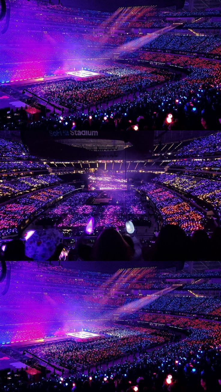 736x1308 Bts army ocean wallpaper. Army purple ocean aesthetic, Kpop background, Bts wallpaper concert