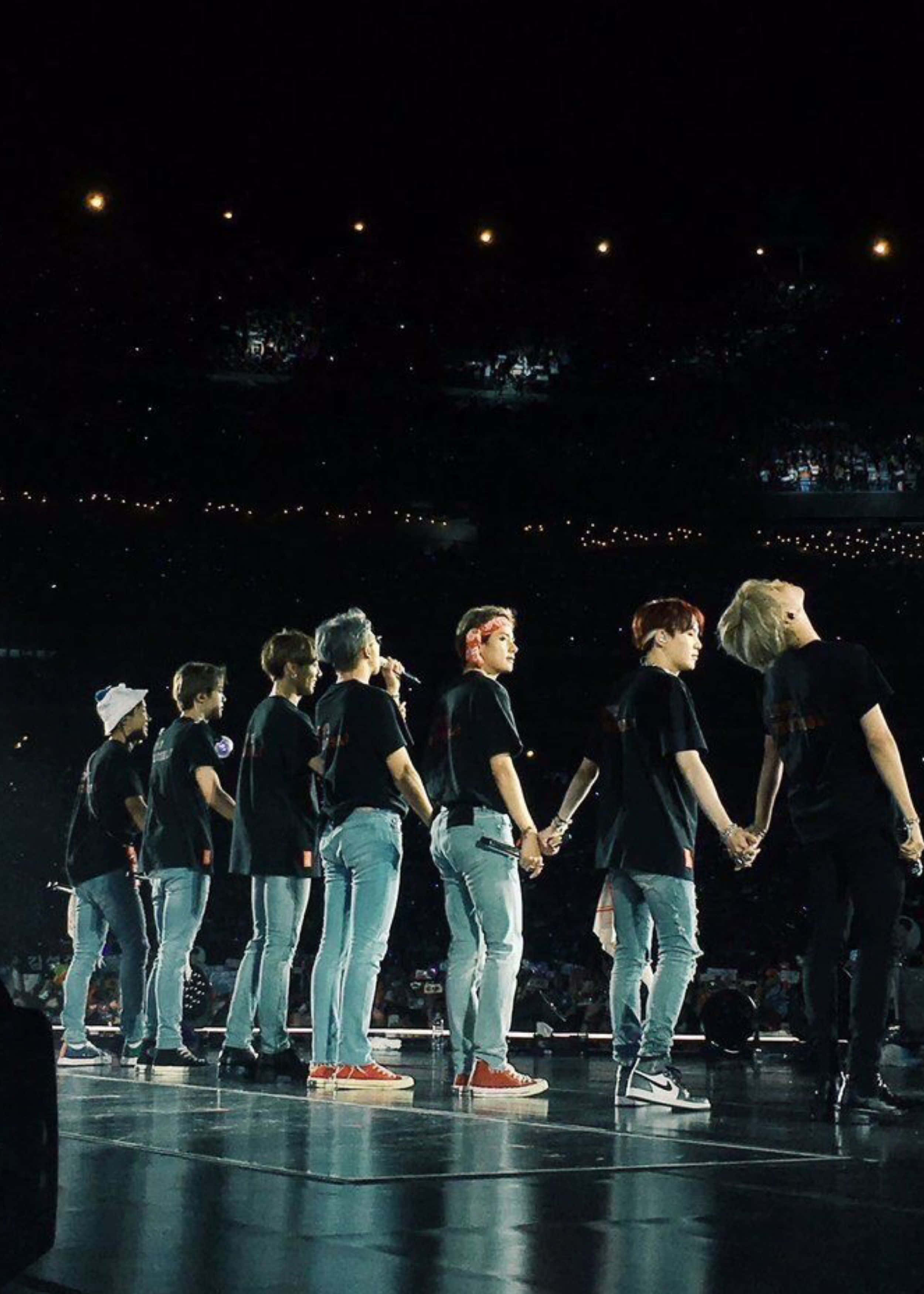 2500x3500 Download BTS Performing Live on Stage Wallpaper