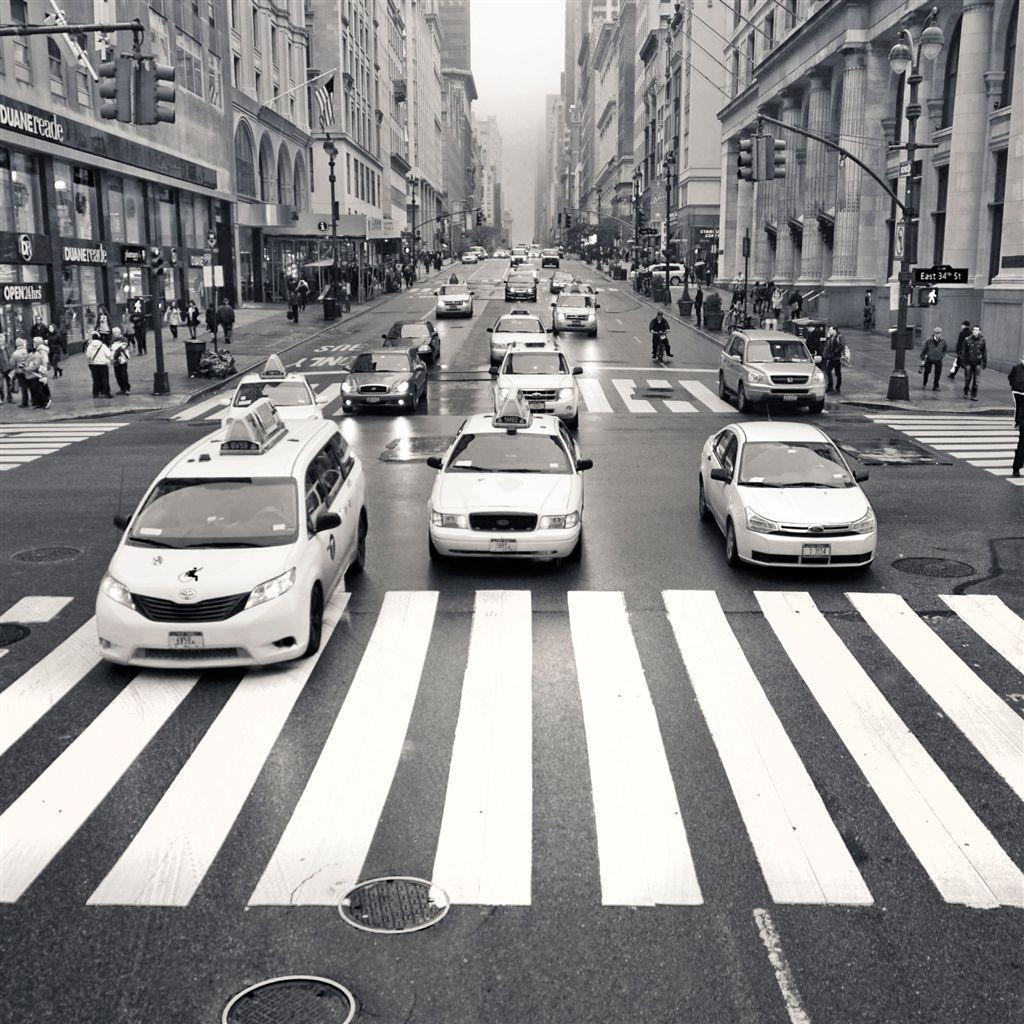 1024x1024 New York City Streets #iPad #Wallpaper Download. What is your iPad's wallpaper like? Come on and set it. City wallpaper, iPad air wallpaper, iPad wallpaper