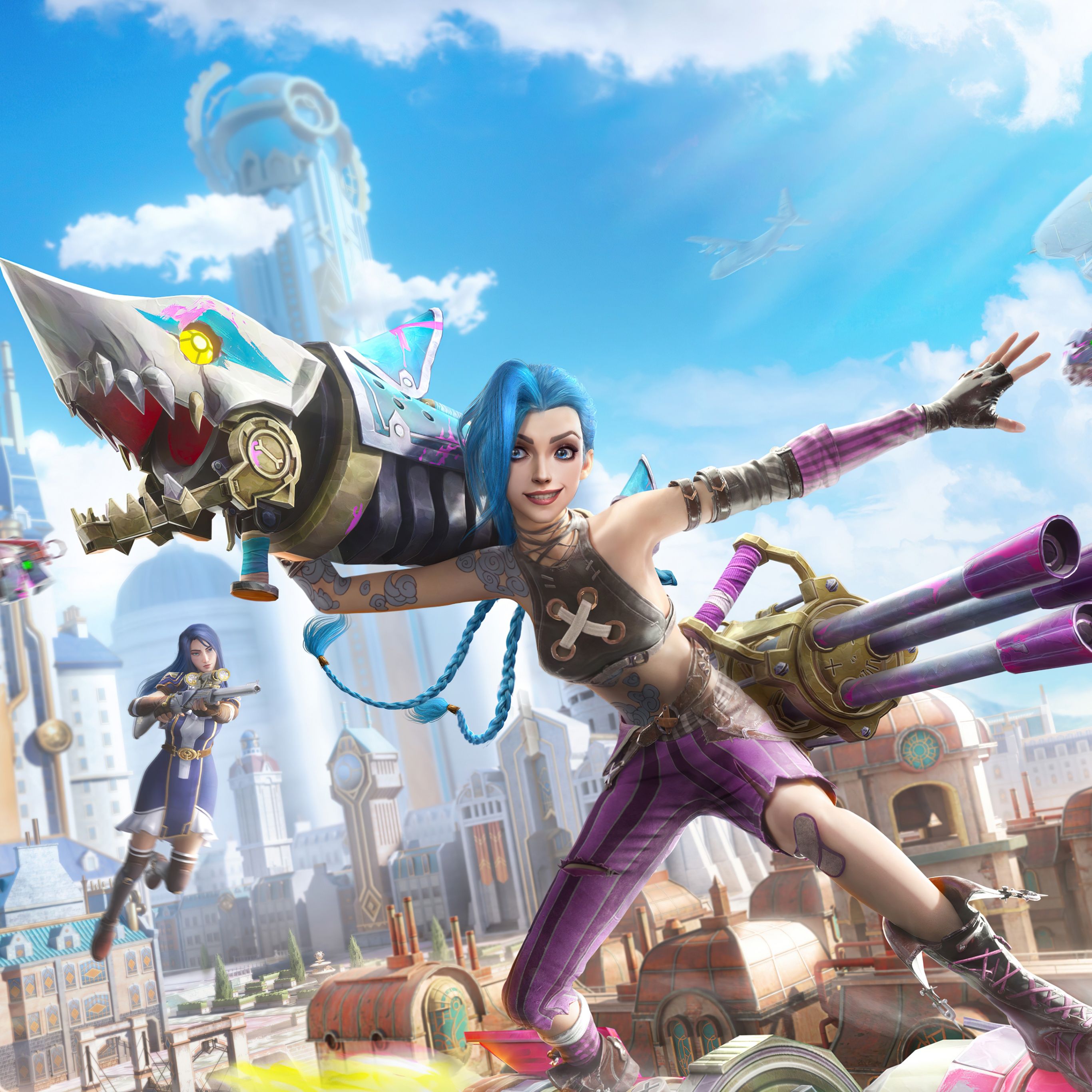2732x2732 Jinx Wallpaper 4K, BGMI, PUBG, Arcane, Crossover, 5K